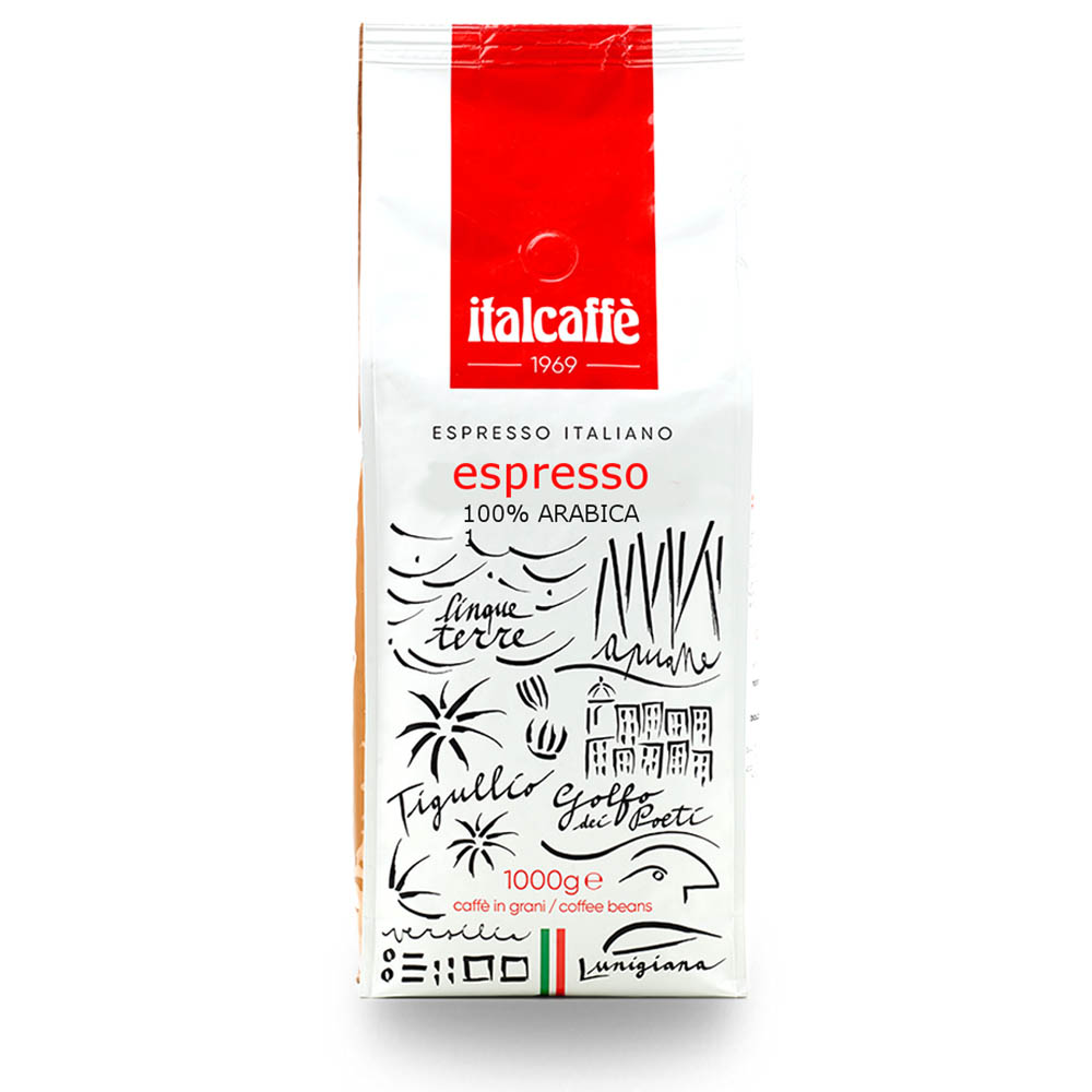 Italcaffè Espresso 100% Arabica 1.000 g Bohnen online kaufen bei Kaffee Rauscher
