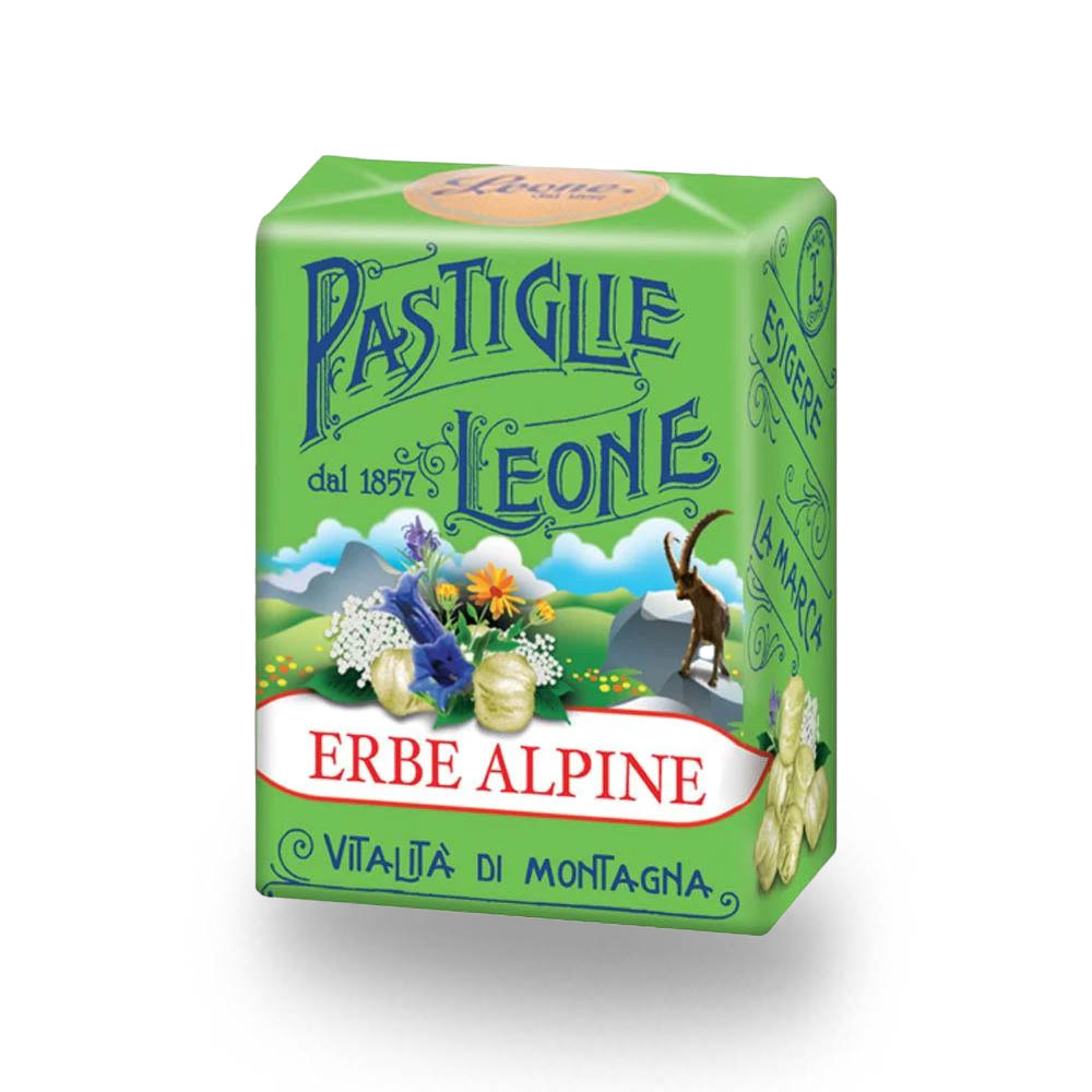 Leone Pastillen Alpenkräuter 30 g - Pastiglie Erbe Alpine online kaufen bei Kaffee Raucher