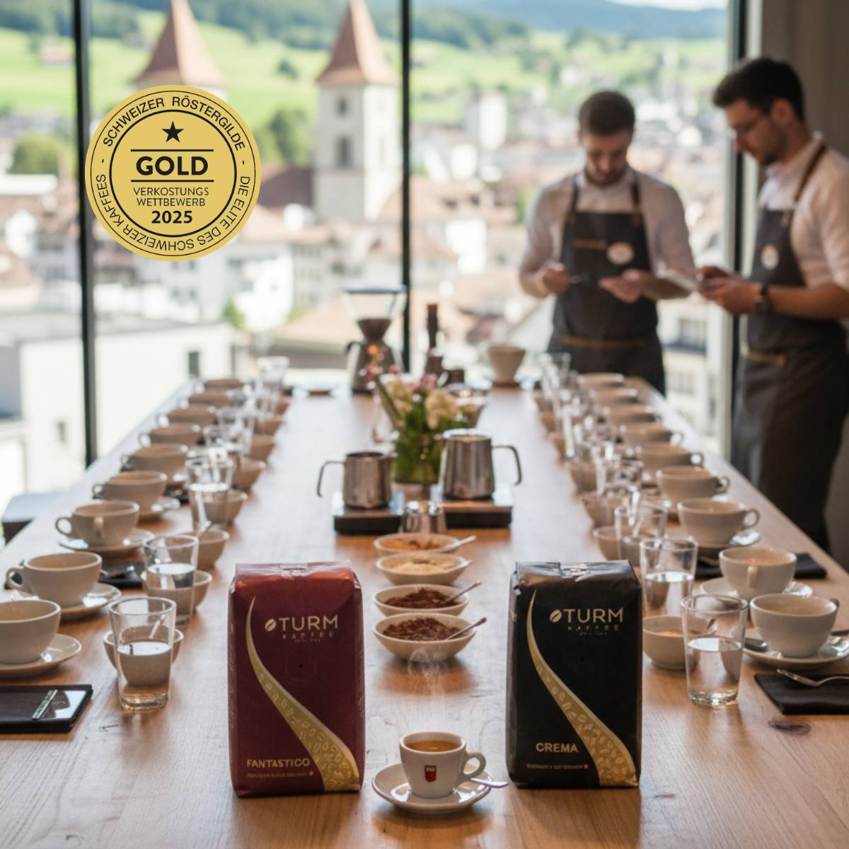 Turm Kaffee Crema Schümli Kaffee 1000g Bohnen