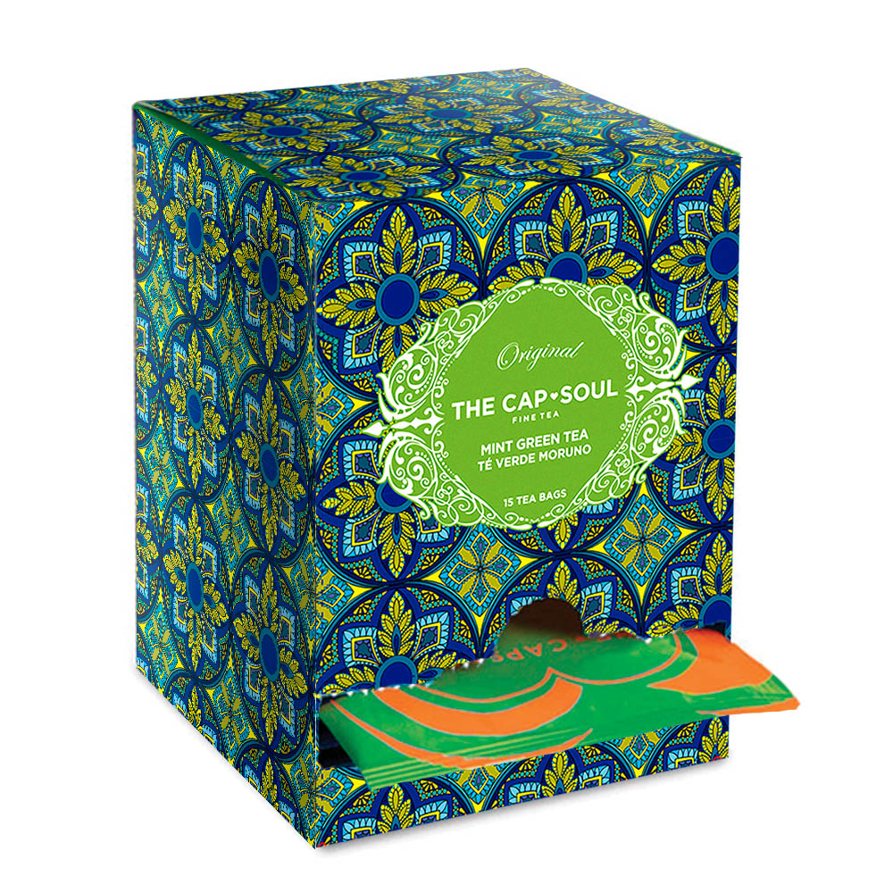 The CapSoul Mint Green Tea - 15 Teebeutel online kaufen bei Kaffee Rauscher