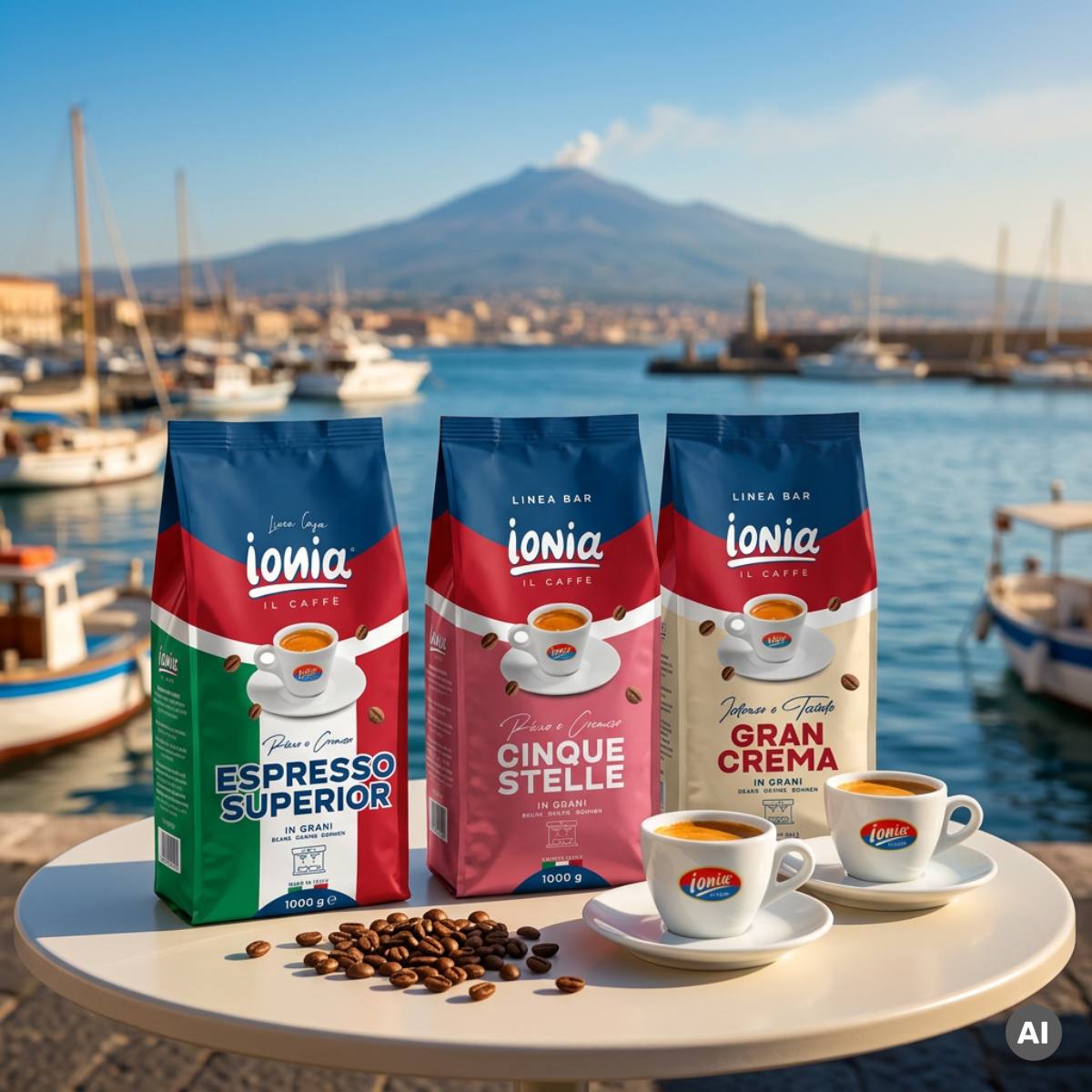 ionia kaffee aus Sizilien vor dem Ätna | Kaffee Rauscher