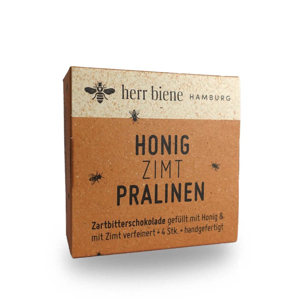 herr biene Honig-Zimt-Pralinen in Zartbitterschokolade 4 Stk online kaufen bei Kaffee Rauscher