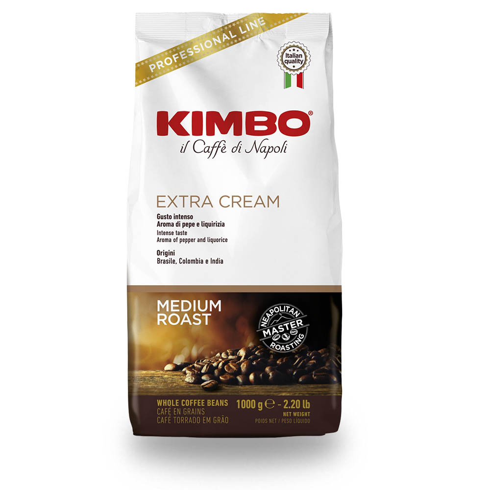 Kimbo Extra Cream Espresso 1.000g Bohnen online kaufen bei Kaffee Rauscher