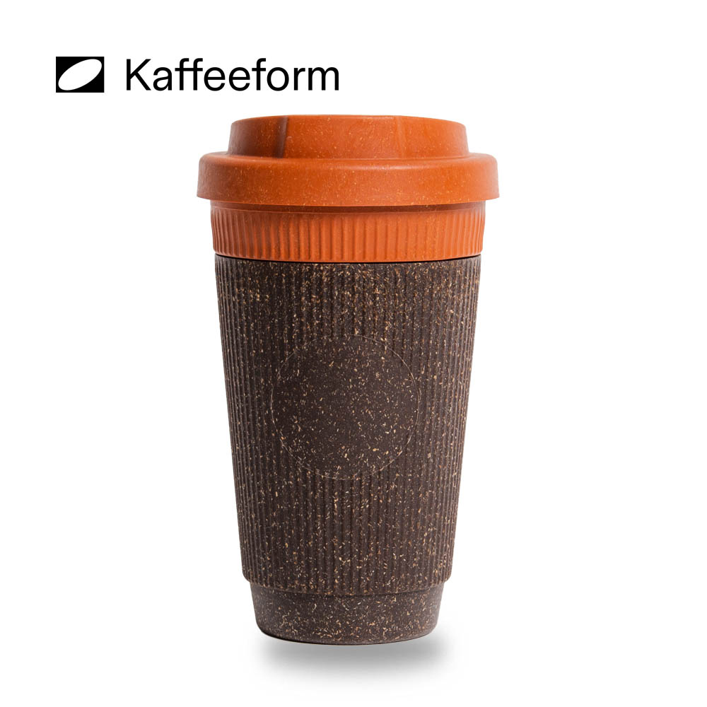 Kaffeeform Weducer Cup Refined Cayenne - To Go Becher aus Kaffeesatz - 350ml online kaufen bei Kaffee Rauscher