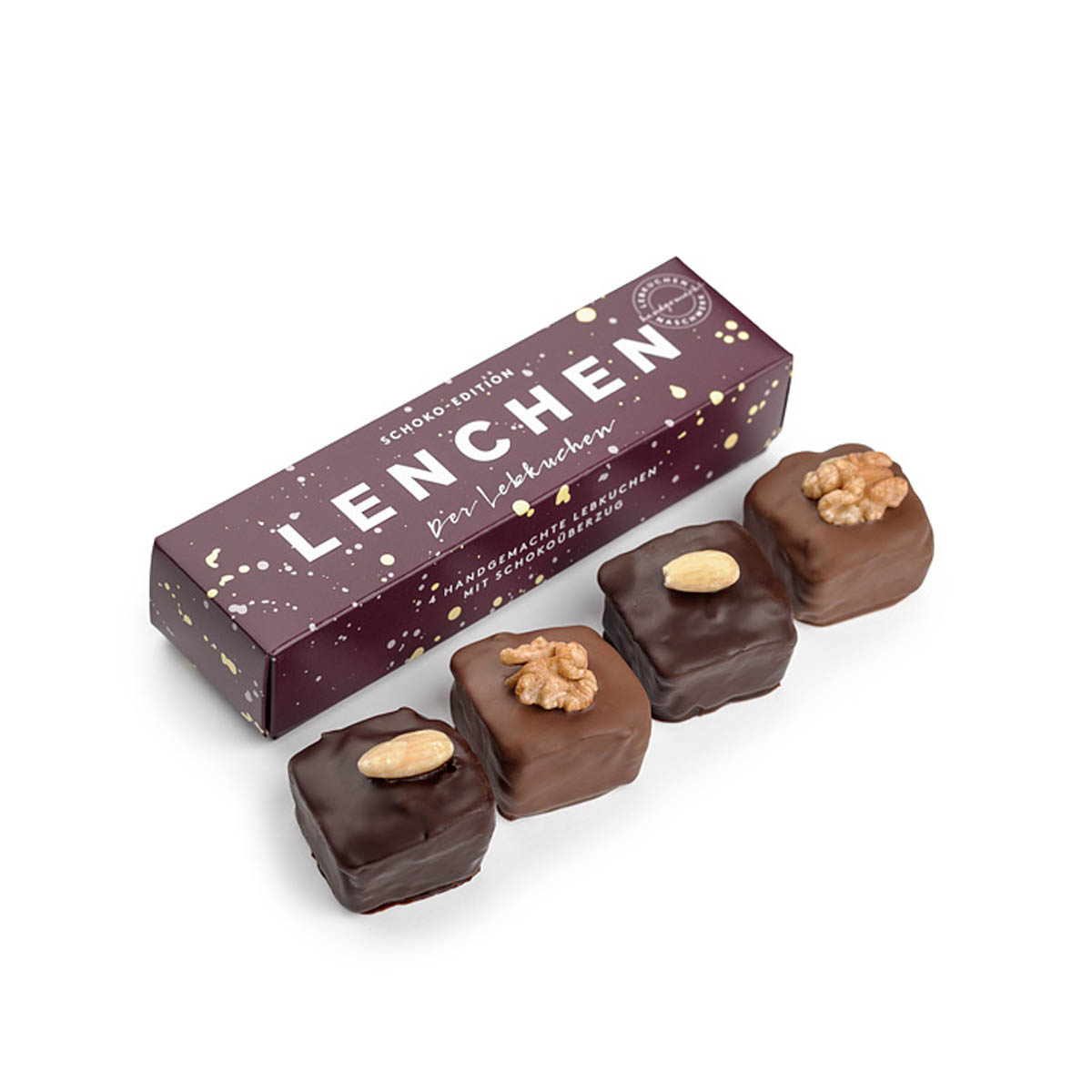 Lenchen - Der Lebkuchen mit Schoko - 2x 2 Stück in einer Box - 120 g online kaufen bei Kaffee Rauscher