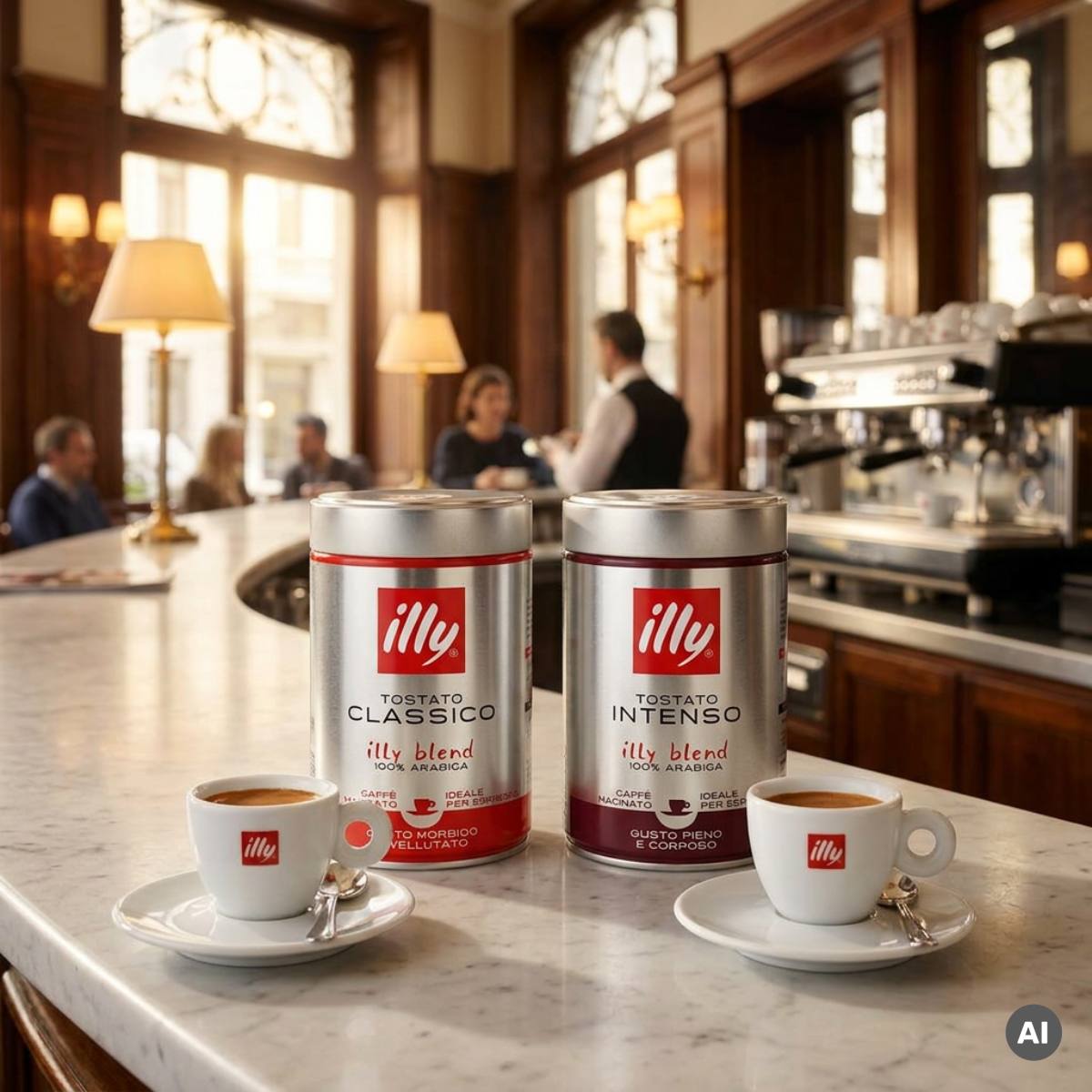 illy Espresso Classico 250g Dose gemahlen