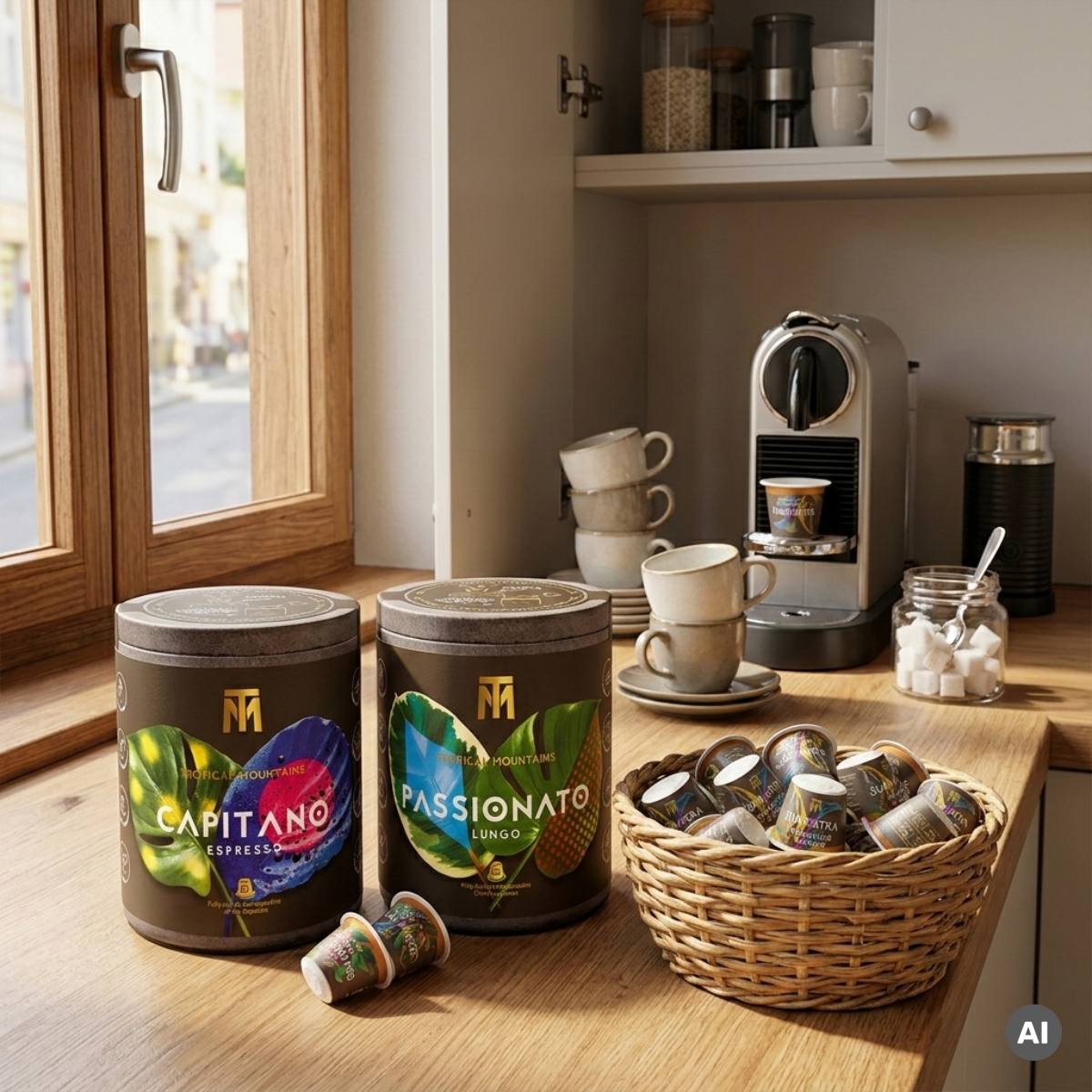 Tropical Mountains Passionato Lungo Fair Trade Kaffee-Kapseln 21 Stück