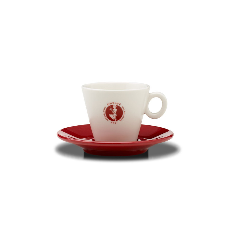 Omkafé Cappuccinotasse plus Untertasse online kaufen bei Kaffee Rauscher
