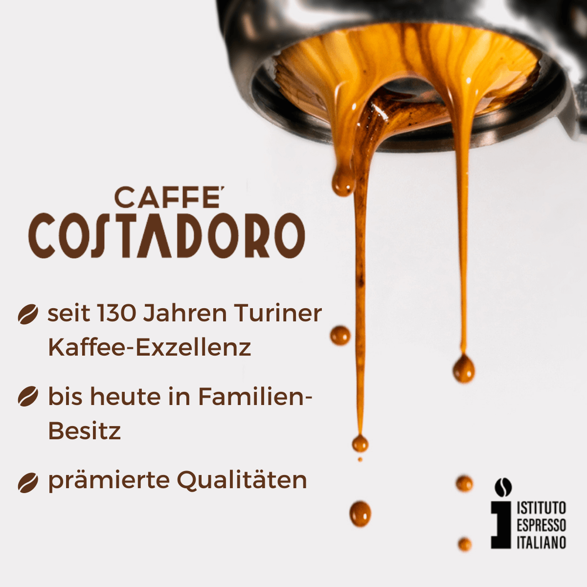 Costadoro Decaffeinato entkoffeinierter Espresso 250g Bohnen