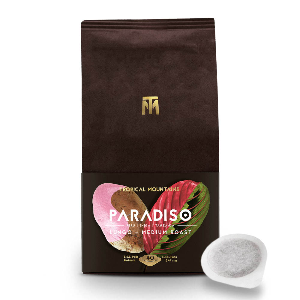 Tropical Mountain Paradiso ESE Pads 40 Stück ohne Alu-Umverpackung online kaufen bei Kaffee Rauscher