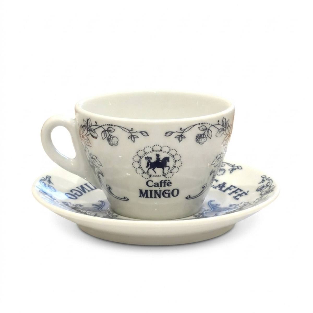 Caffè Mingo Cappuccinotasse im Vintage-Design