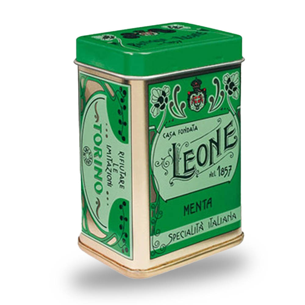 Leone Pastillen Minze 45 g Nostalgie Dose bei Kaffee Rauscher online kaufen