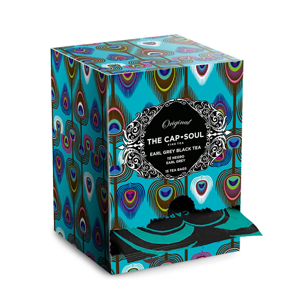 The CapSoul Earl Grey Blue Flower  - 15 Teebeutel online kaufen bei Kaffee Rauscher
