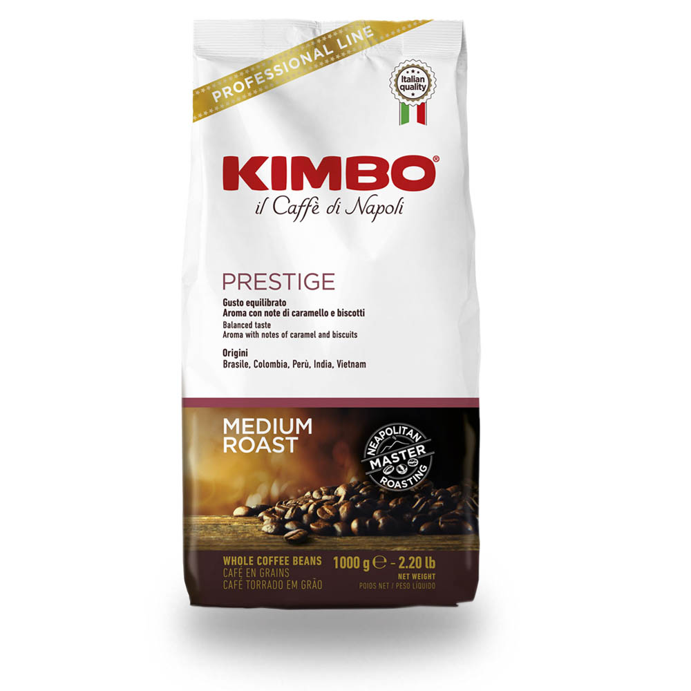 Kimbo Prestige Espresso 1.000g Bohnen online kaufen bei Kaffee Rauscher