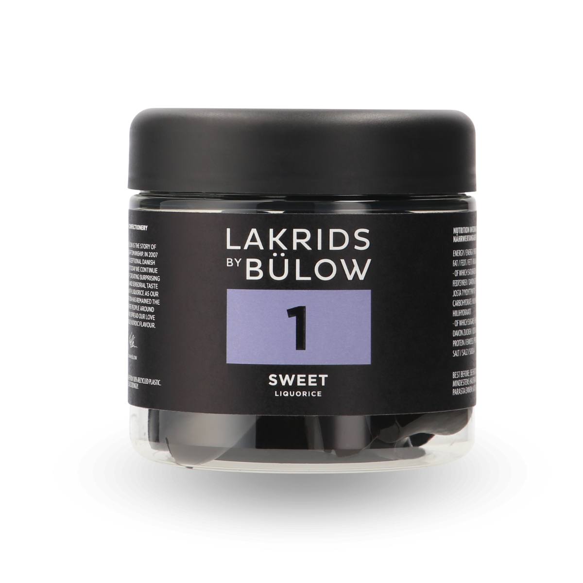 Lakrids by Bülow 1 Sweet Liquorice 150g 