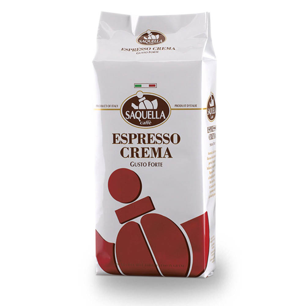 Saquella Espresso Crema 1.000g Bohnen online kaufen bei Kaffee Rauscher