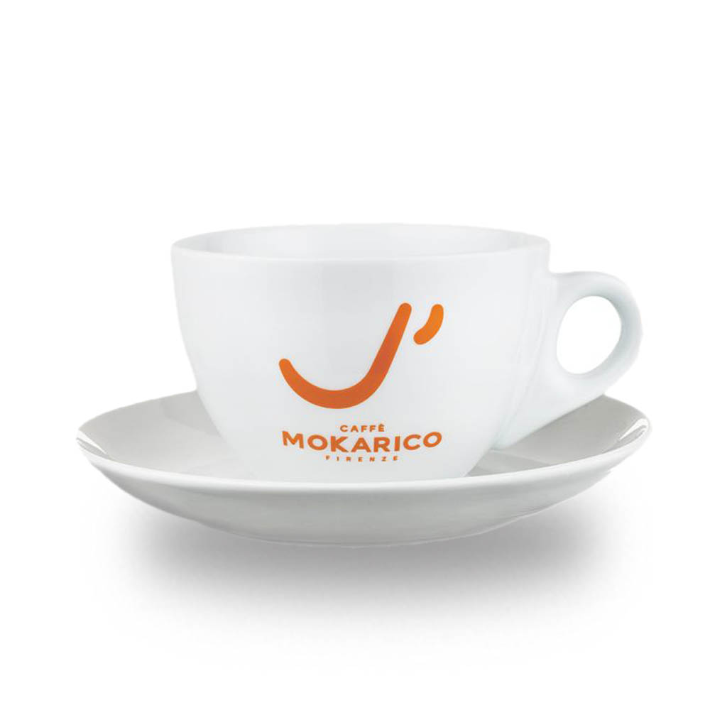 Mokarico Caffè Latte-Tasse weiss online kaufen bei Kaffee Rauscher