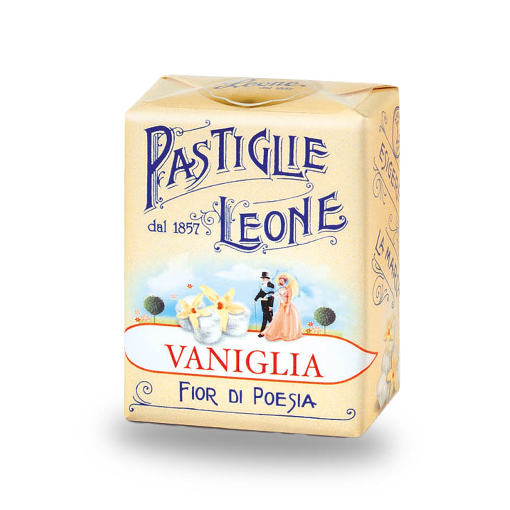 Leone Pastillen Vanille 30 g - Pastiglie Vaniglia online kaufen bei Kaffee Rauscher