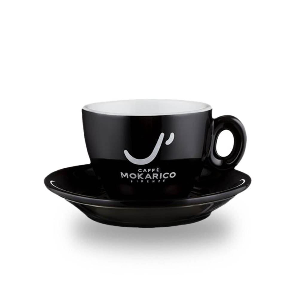 Mokarico Cappuccinotasse schwarz online kaufen bei Kaffee Rauscher