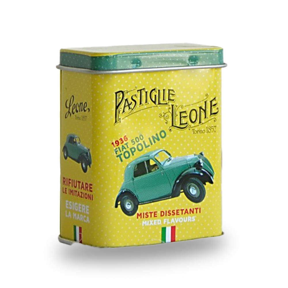 Leone Pastillen gemischte Früchte 30 g Pastiglie Topolino Dose online kaufen bei Kaffee Rauscher