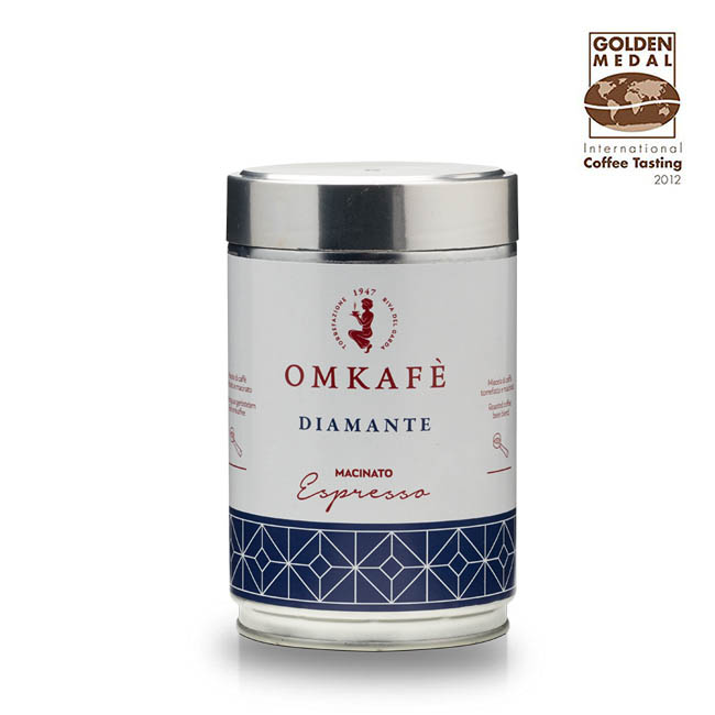 Omkafé Diamante 250g gemahlen für Espresso online kaufen bei Kaffee Rauscher