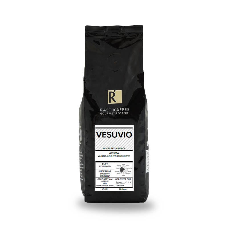 Rast Kaffee Vesuvio Espresso 250g Bohnen online kaufen bei Kaffee Rauscher