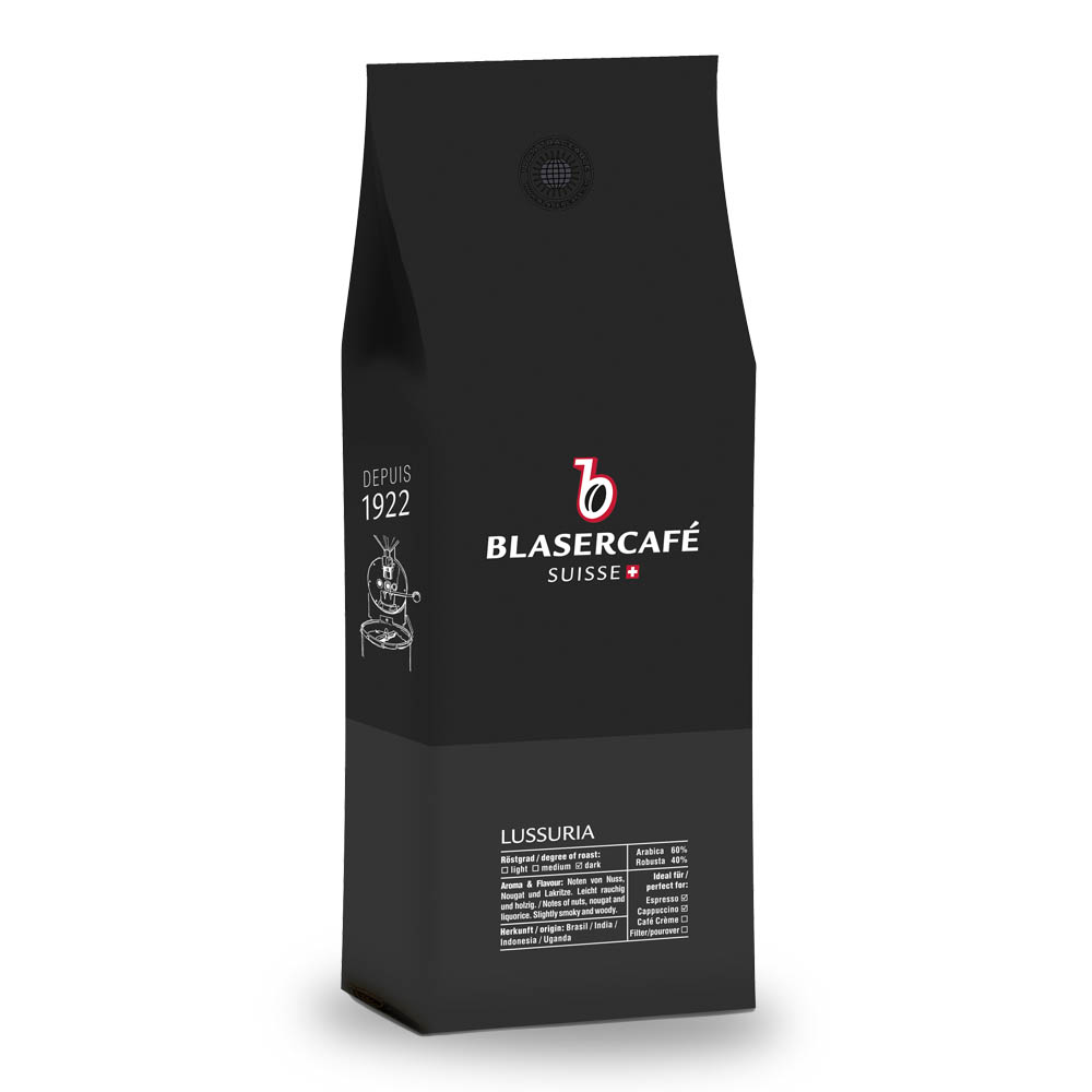 Blasercafé Lussuria Espresso-Mischung 1.000g Bohnen online kaufen bei Kaffee Rauscher