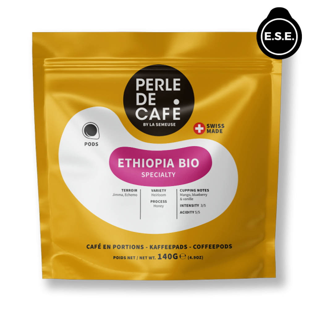 Perle de Café by La Semeuse Ethiopia Specialty ESE Pads 20 Stück ohne Alu-Umverpackung bei Kaffee Rauscher